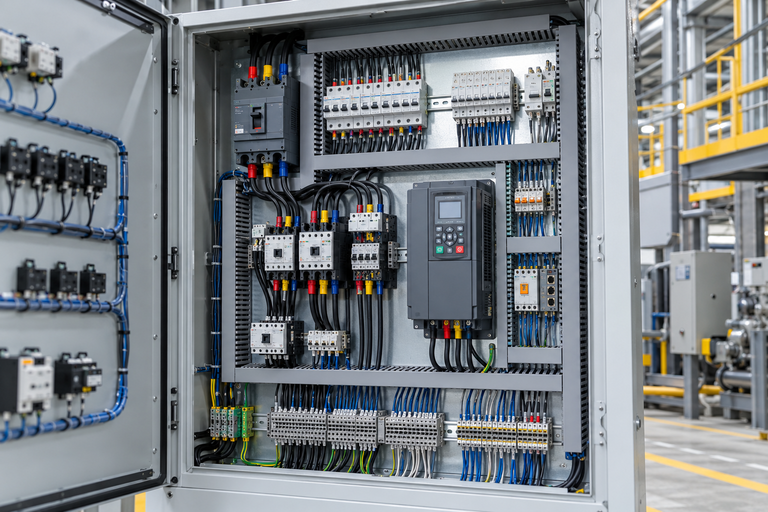 Tablero de electricidad industrial